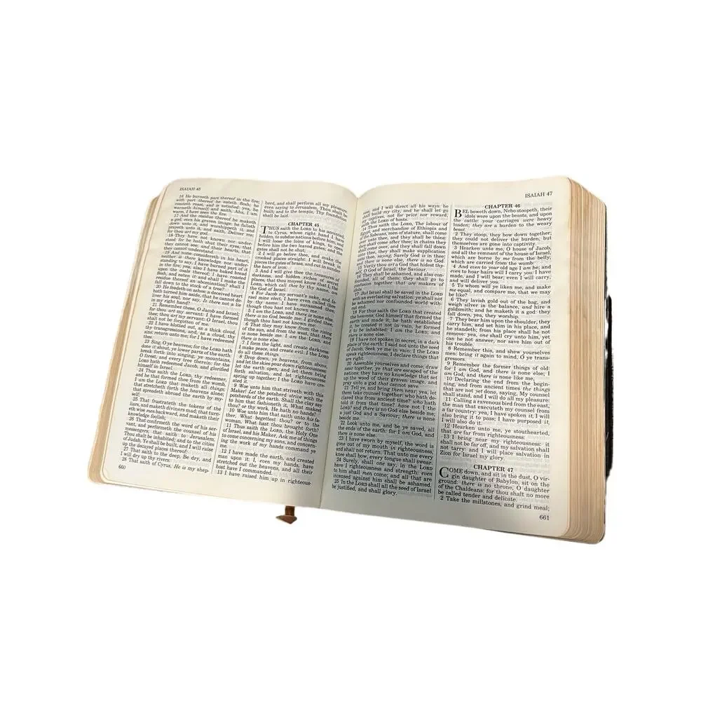 Holy Bible with Personal Commentary By Oral Robert’s Black Leather KJV